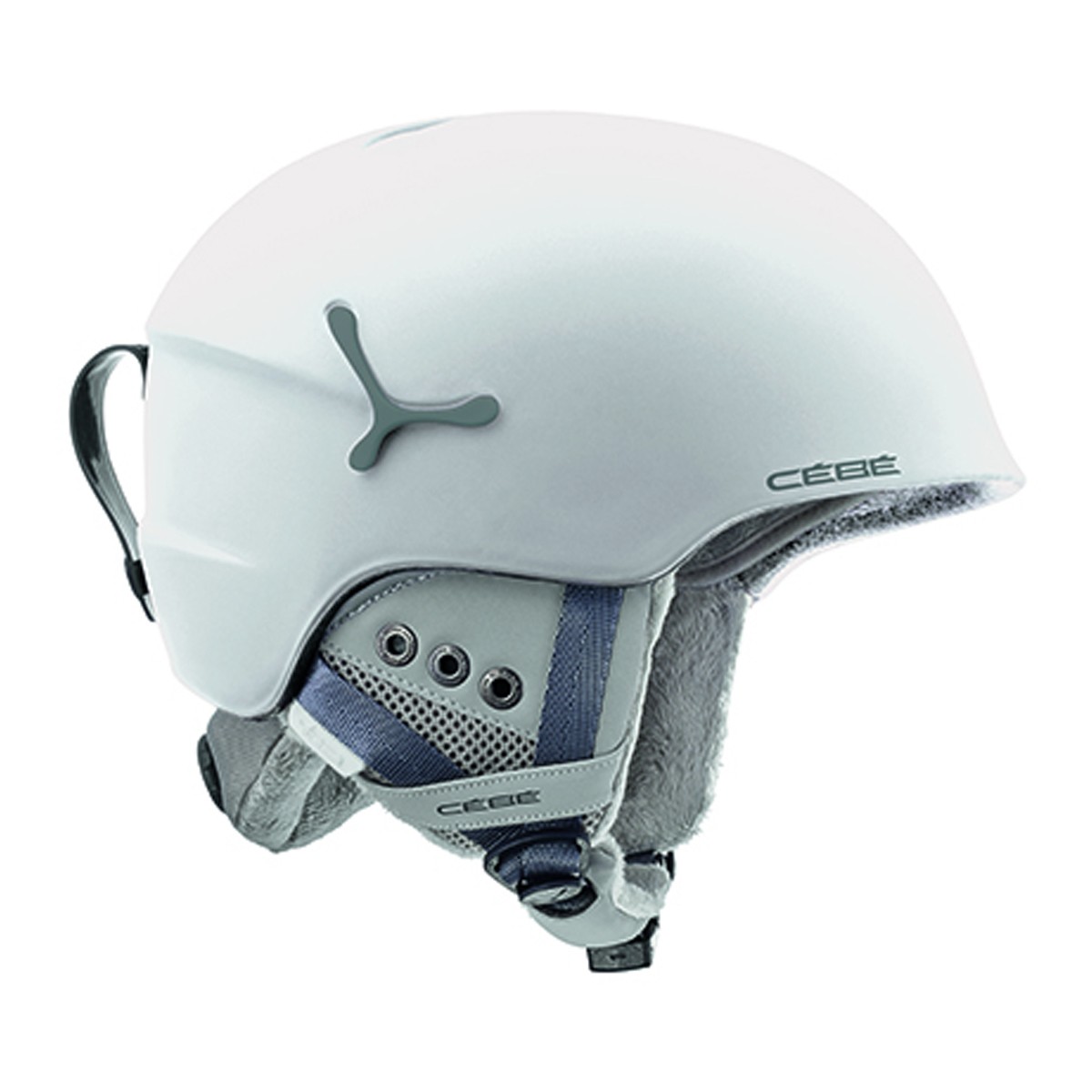 Casco sci Cebe Suspense Deluxe (Colore: matt white-silver, Taglia: 54/56)