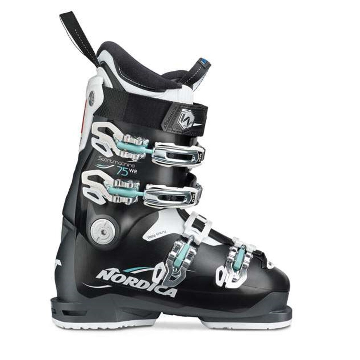 Scarponi sci Nordica Sportmachine 75 R (Colore: nero-antracite-azzurro, Taglia: 25)