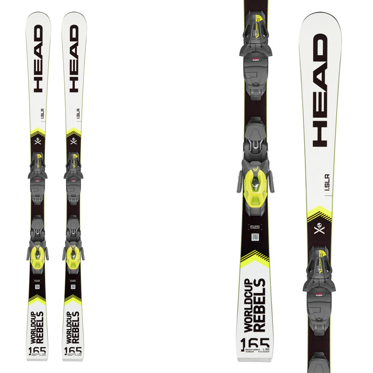 Sci Head WC Rebels Islr con attacchi PR 11 GW (Colore: bianco nero, Taglia: 165)