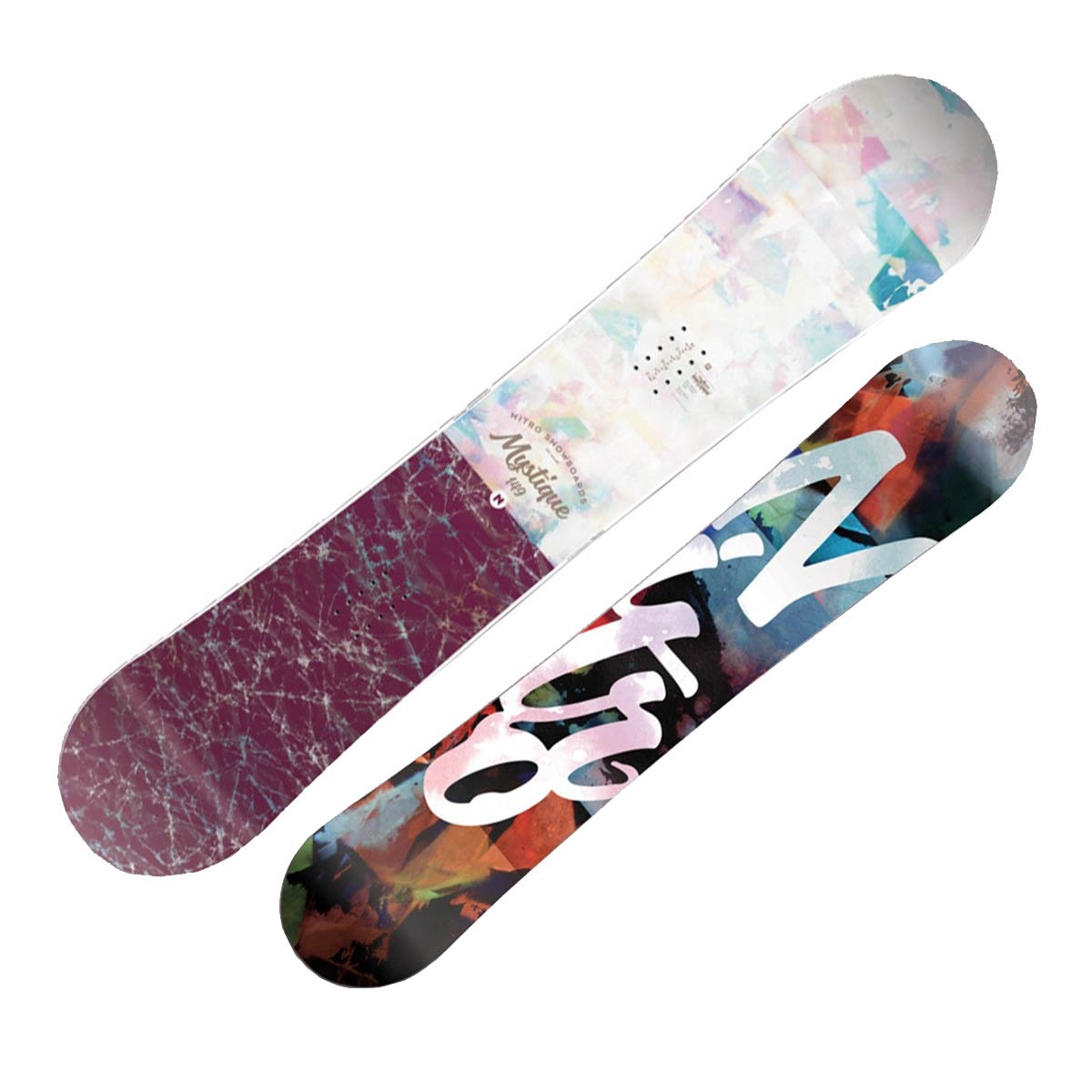 Snowboard Nitro Mystique (Colore: viola-rosa, Taglia: 149)