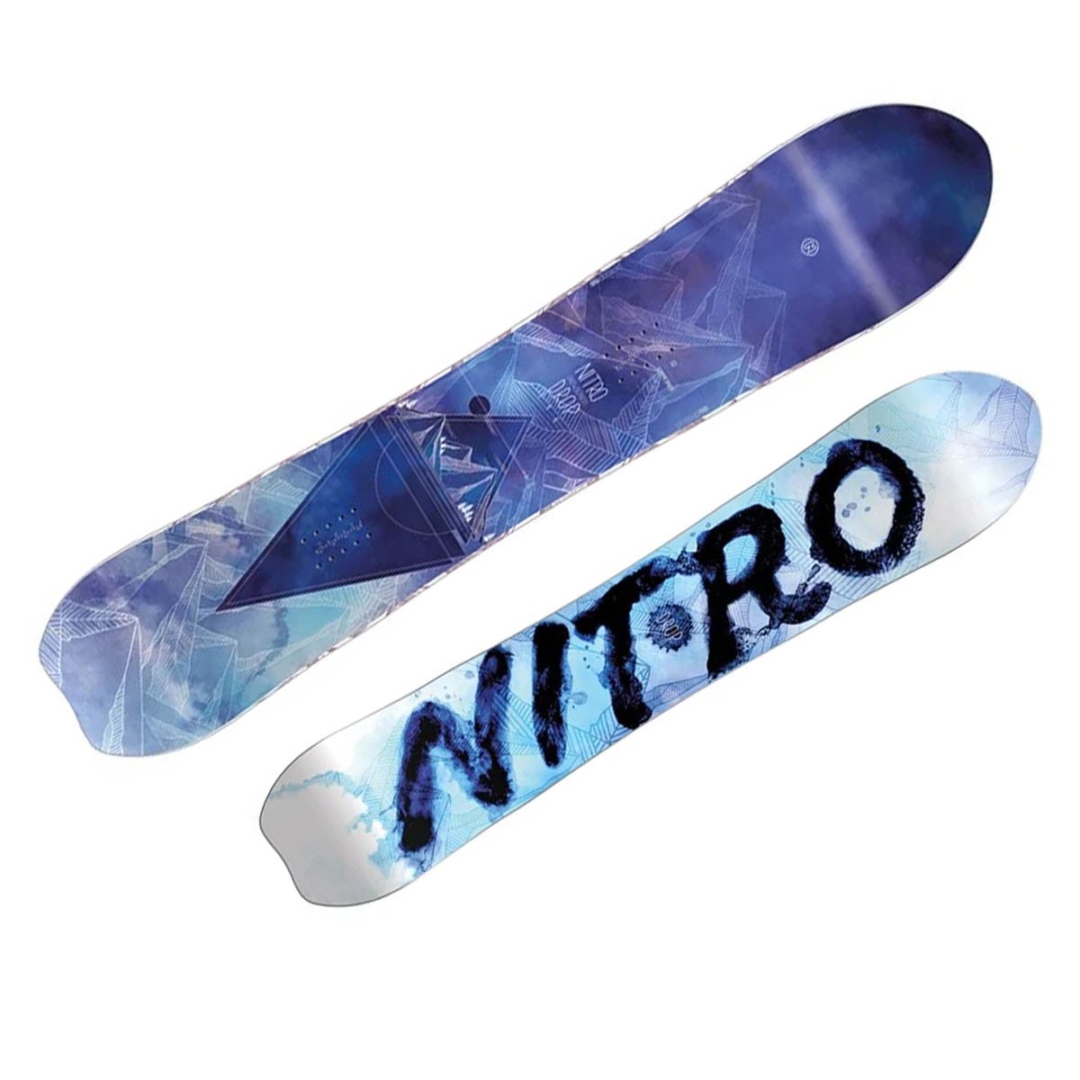 Snowboard Nitro Drop rental (Colore: azzurro, Taglia: 149)
