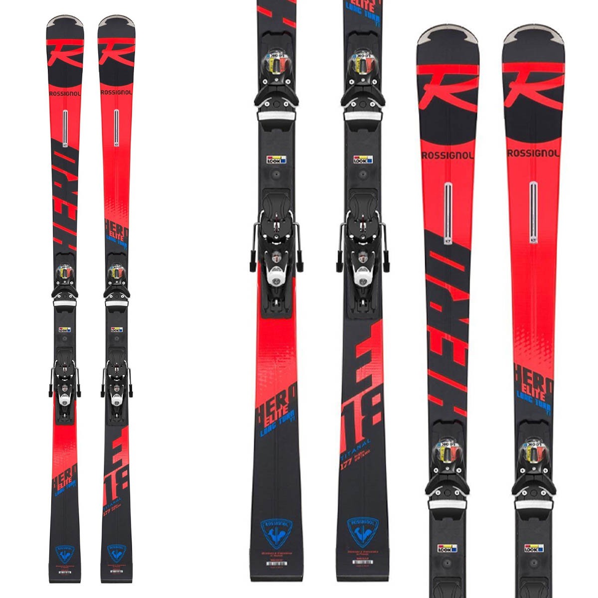 Sci Rossignol Hero Elite Lt TiRr22 + attacchi Spx 12 (Colore: rosso-nero, Taglia: 167)