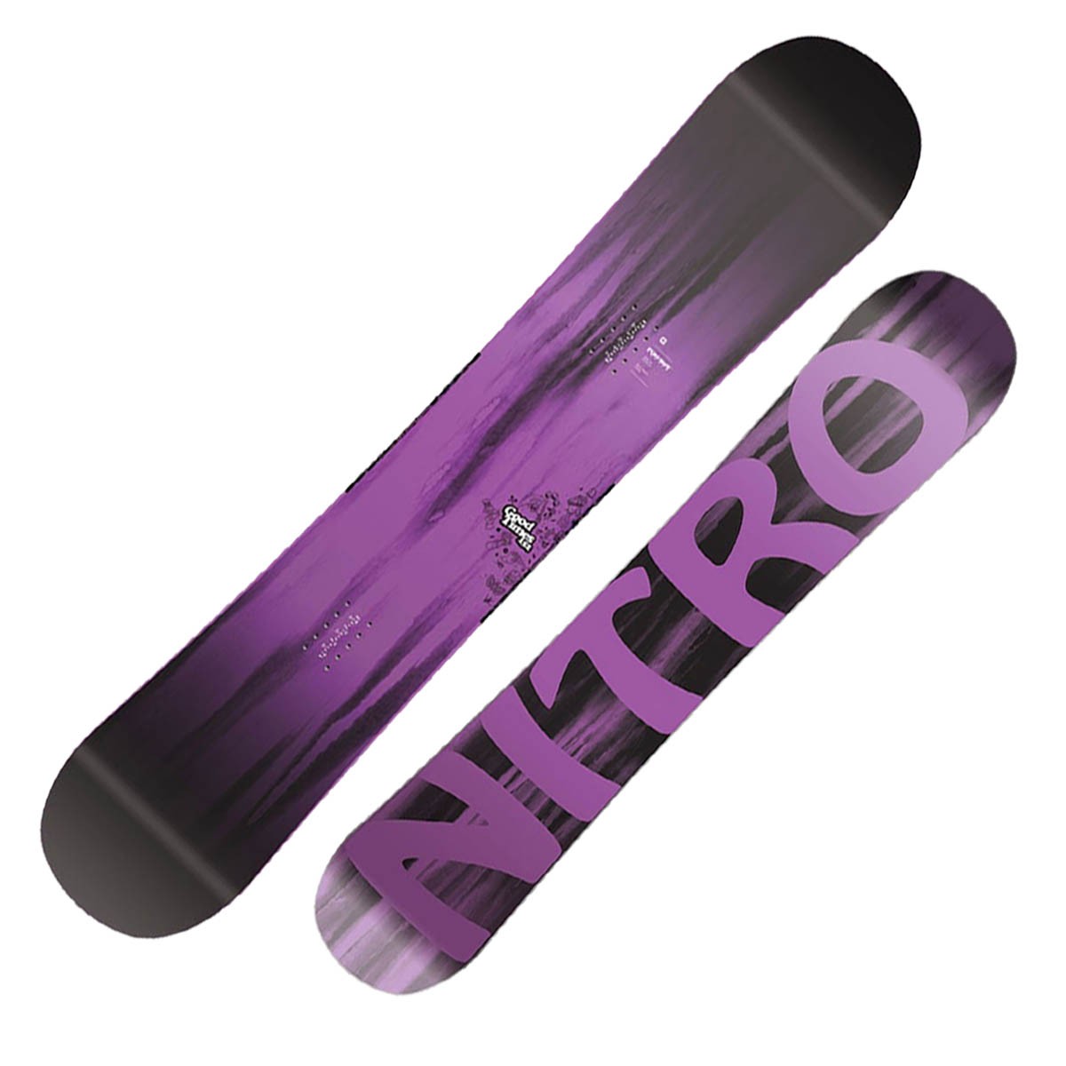 Snowboard Nitro Good Times (Colore: nero-viola, Taglia: 152)