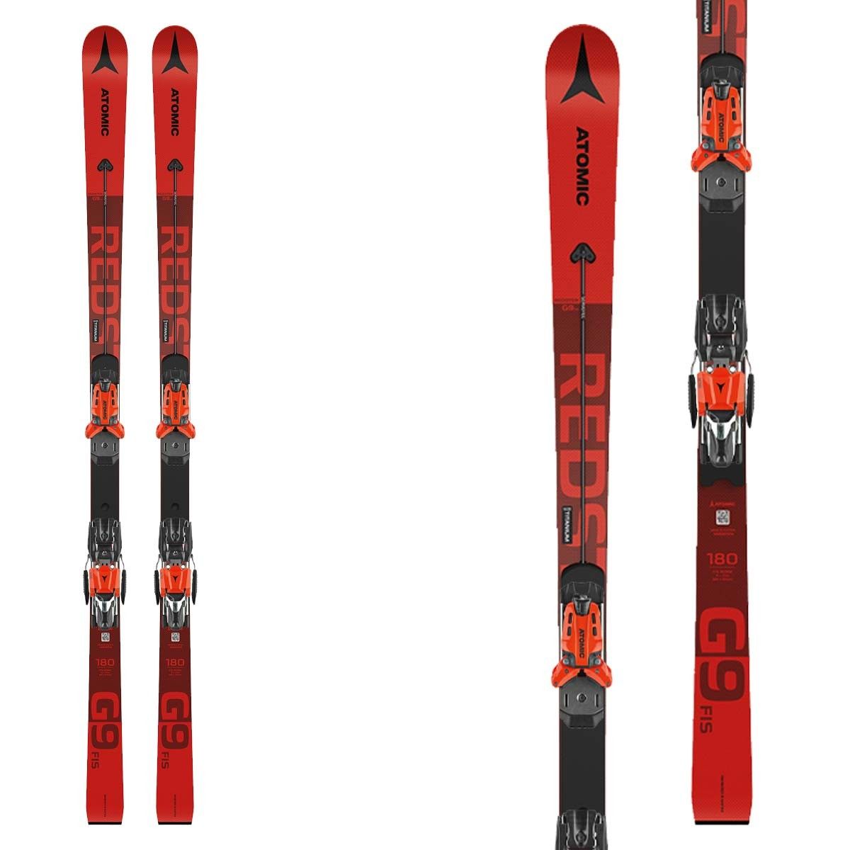 Sci Atomic Redster G9 Fis con attacchi X 16 mod (Colore: rosso, Taglia: 173)