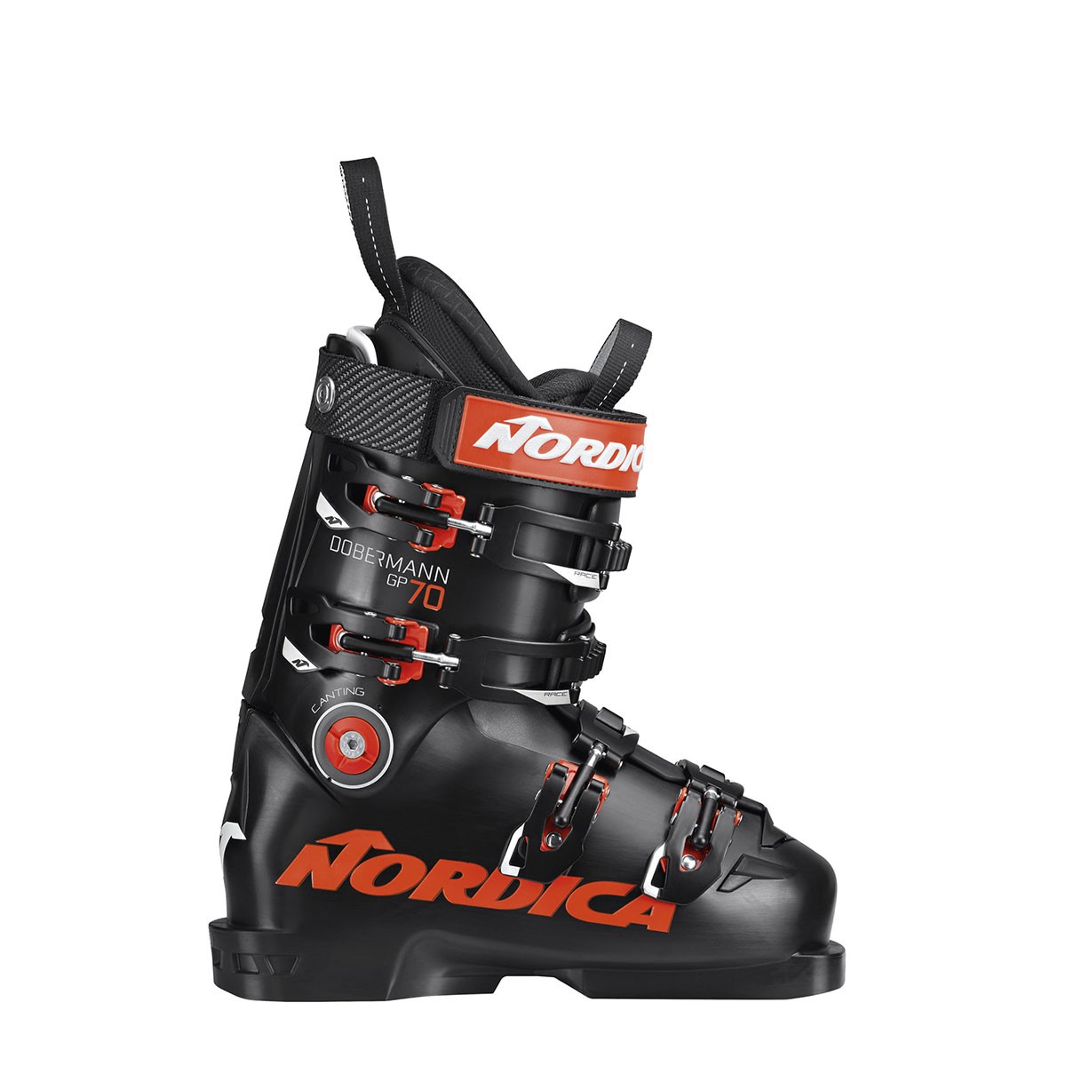 Scarponi da sci da bambino Nordica Dobermann GP 70 (Colore: Black, Taglia: 23.5)