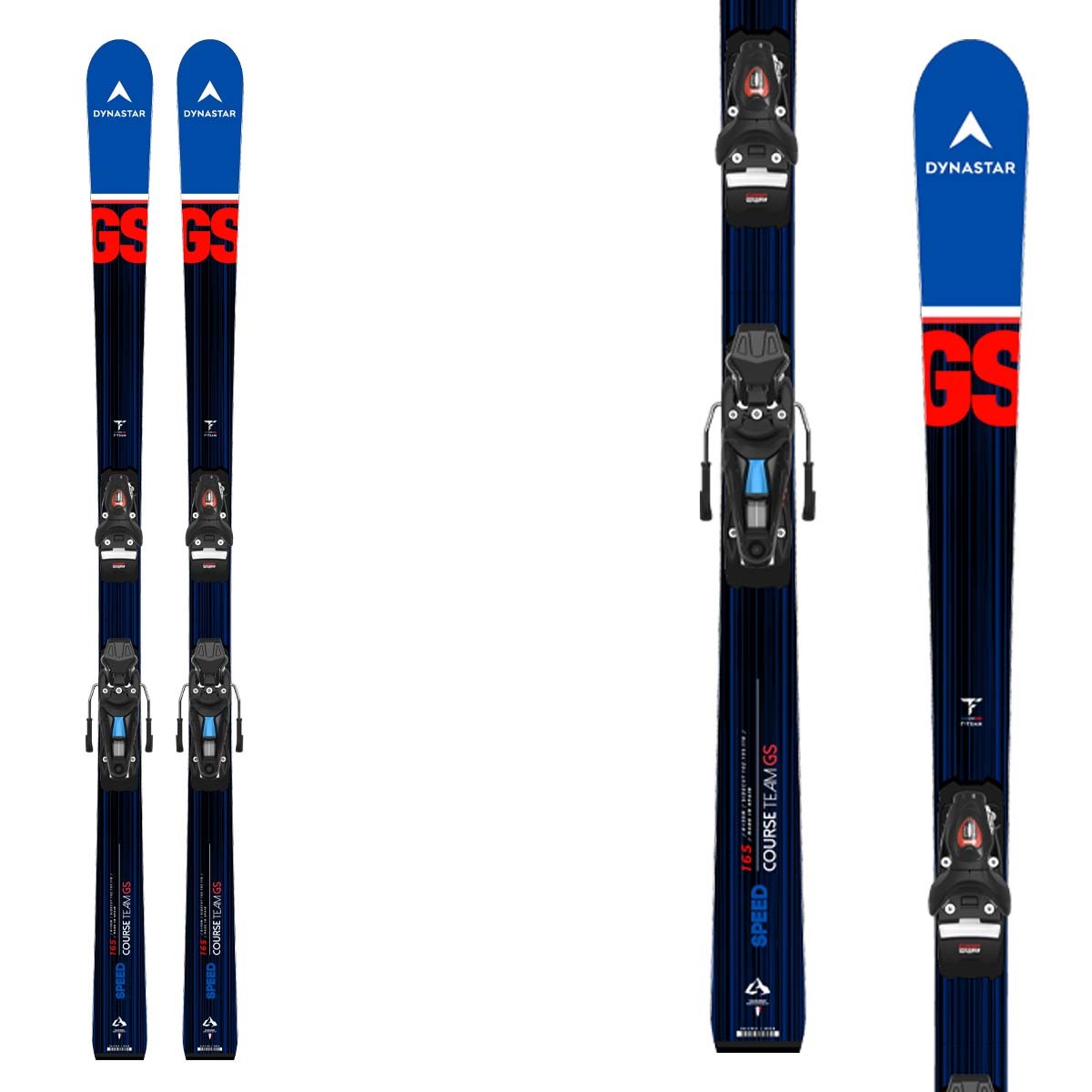 Sci Dynastar da ragazzo Speed Team GS Pro (R21 Pro) con attacchi NX 10 (Colore: blu-nero, Taglia: 144)