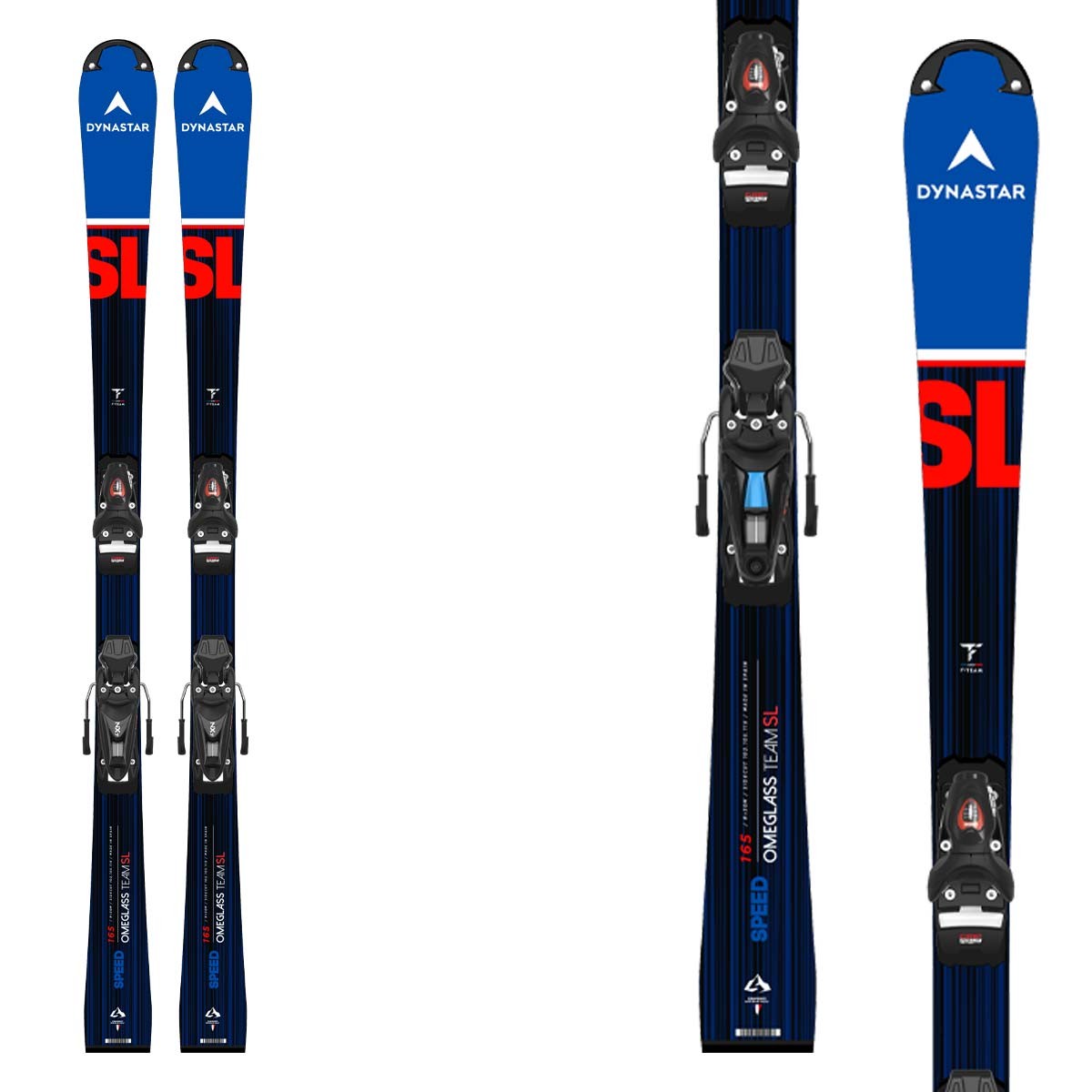 Sci Dynastar da bambino Speed Team SL Pro (R21 Pro) con attacchi Nx 7 (Colore: blu-nero, Taglia: 135)
