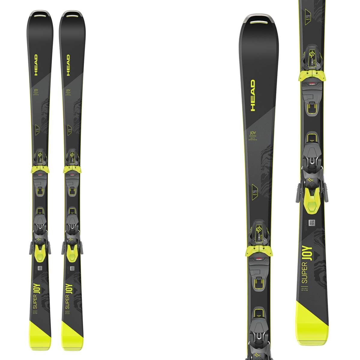 Sci Head super Joy con attacchi JOY 11 GW SLR (Colore: nero giallo, Taglia: 153)