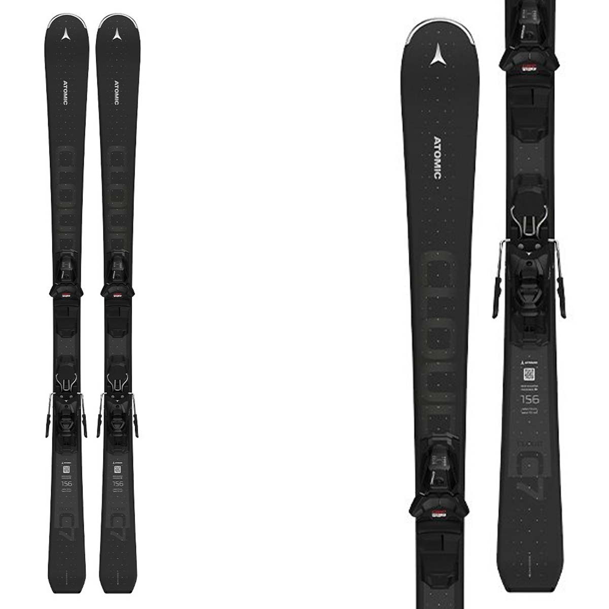 Sci donna Atomic Cloud 7 con attacchi M10 GW (Colore: nero, Taglia: 163)