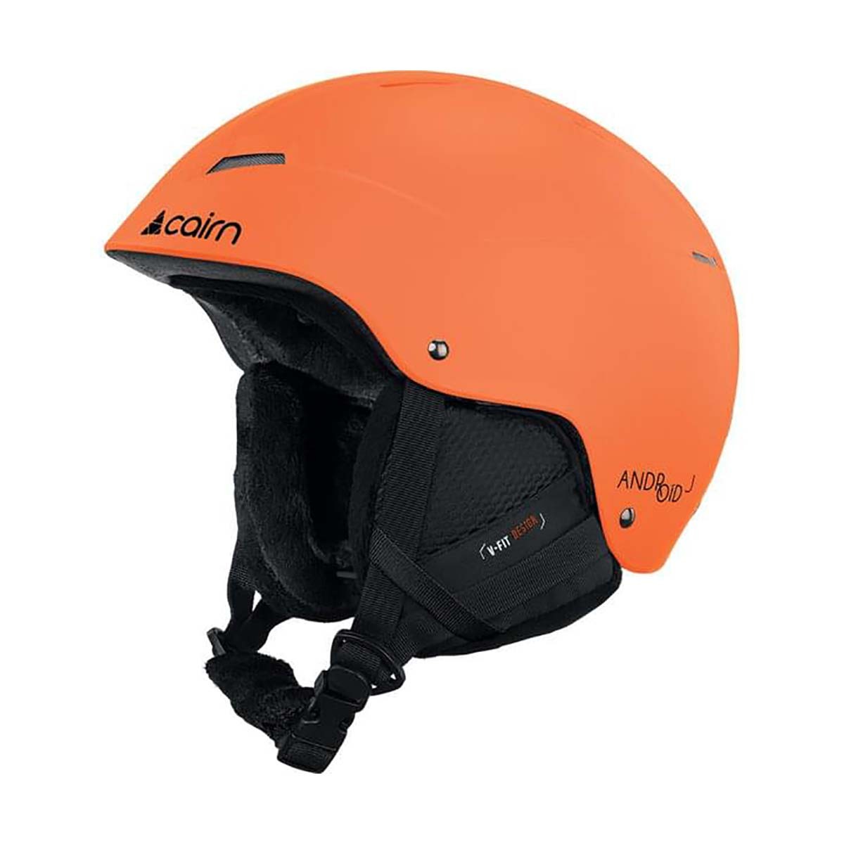 Casco sci Cairn Android Jr (Colore: mat orange, Taglia: 51/53)