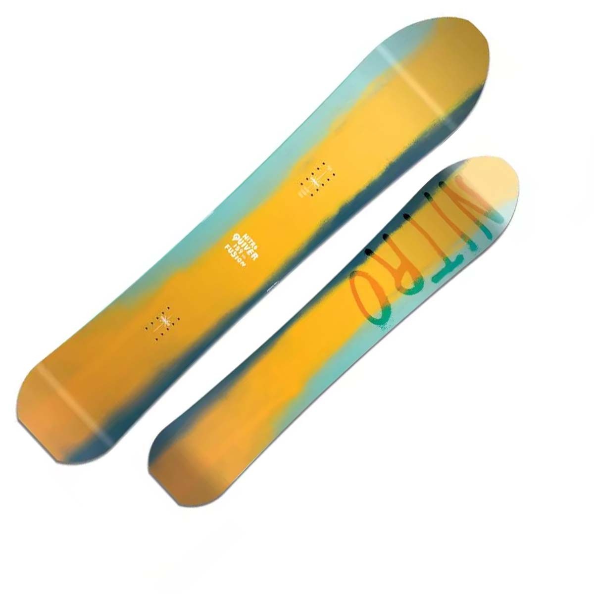 Snowboard Nitro Fusion (Colore: fantasia, Taglia: 154)