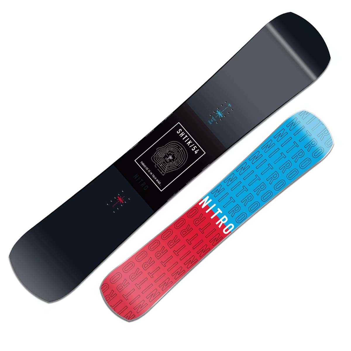 Snowboard Nitro Shtik (Colore: fantasia, Taglia: 154)
