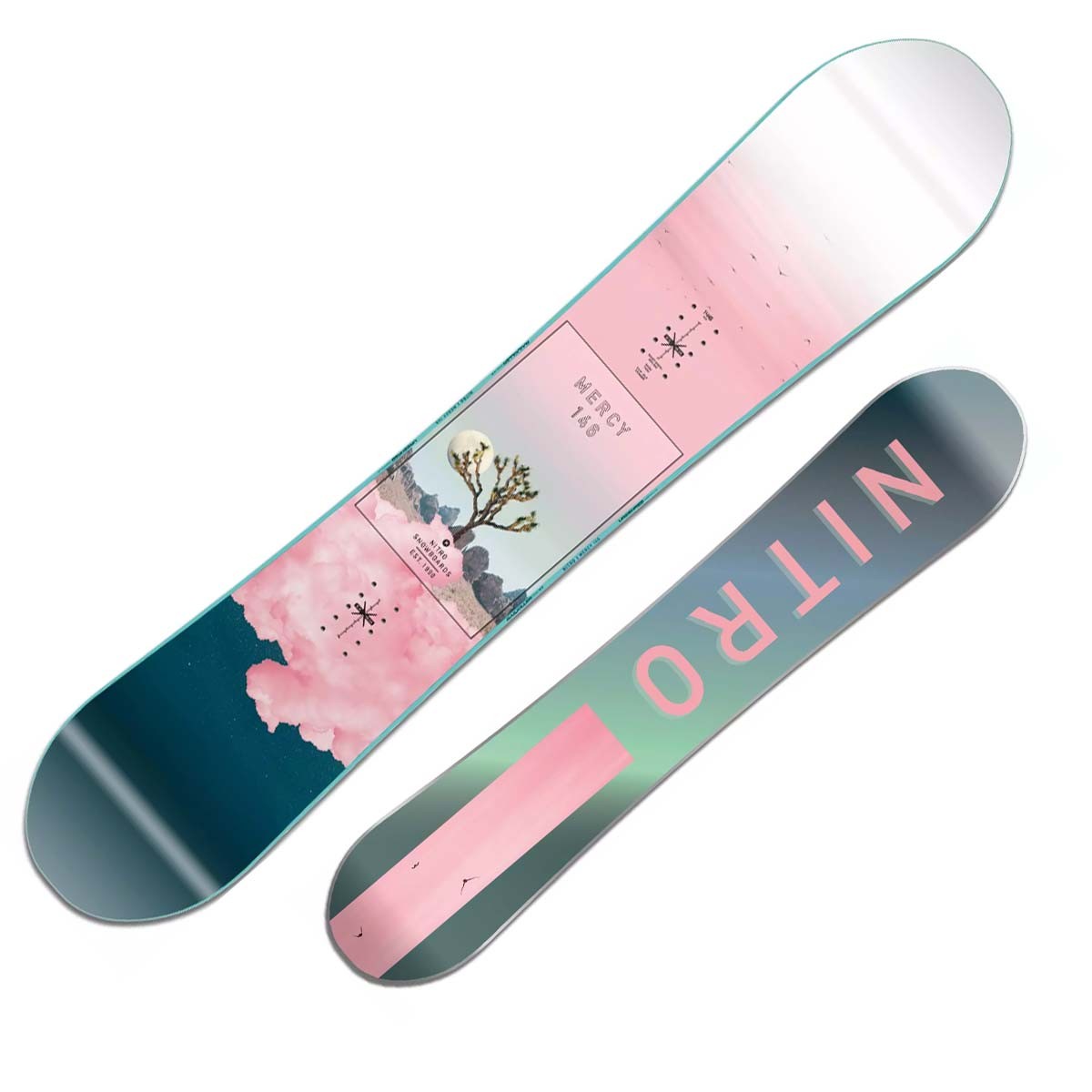 Snowboard Nitro Mercy da donna (Colore: fantasia, Taglia: 146)