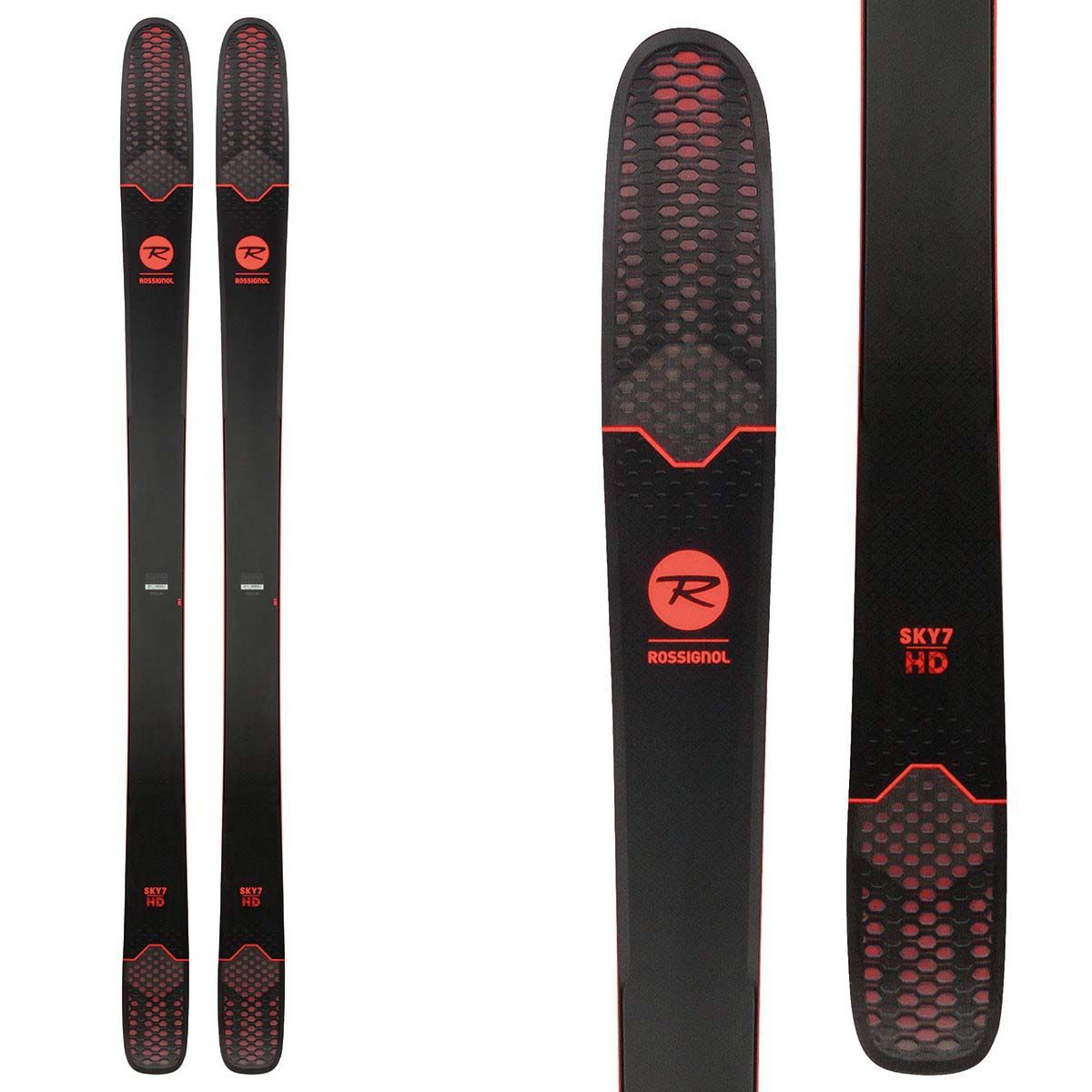 Sci Rossignol Sky 7 Hd W con attacchi Spx 12 (Colore: NERO ROSA, Taglia: 164)