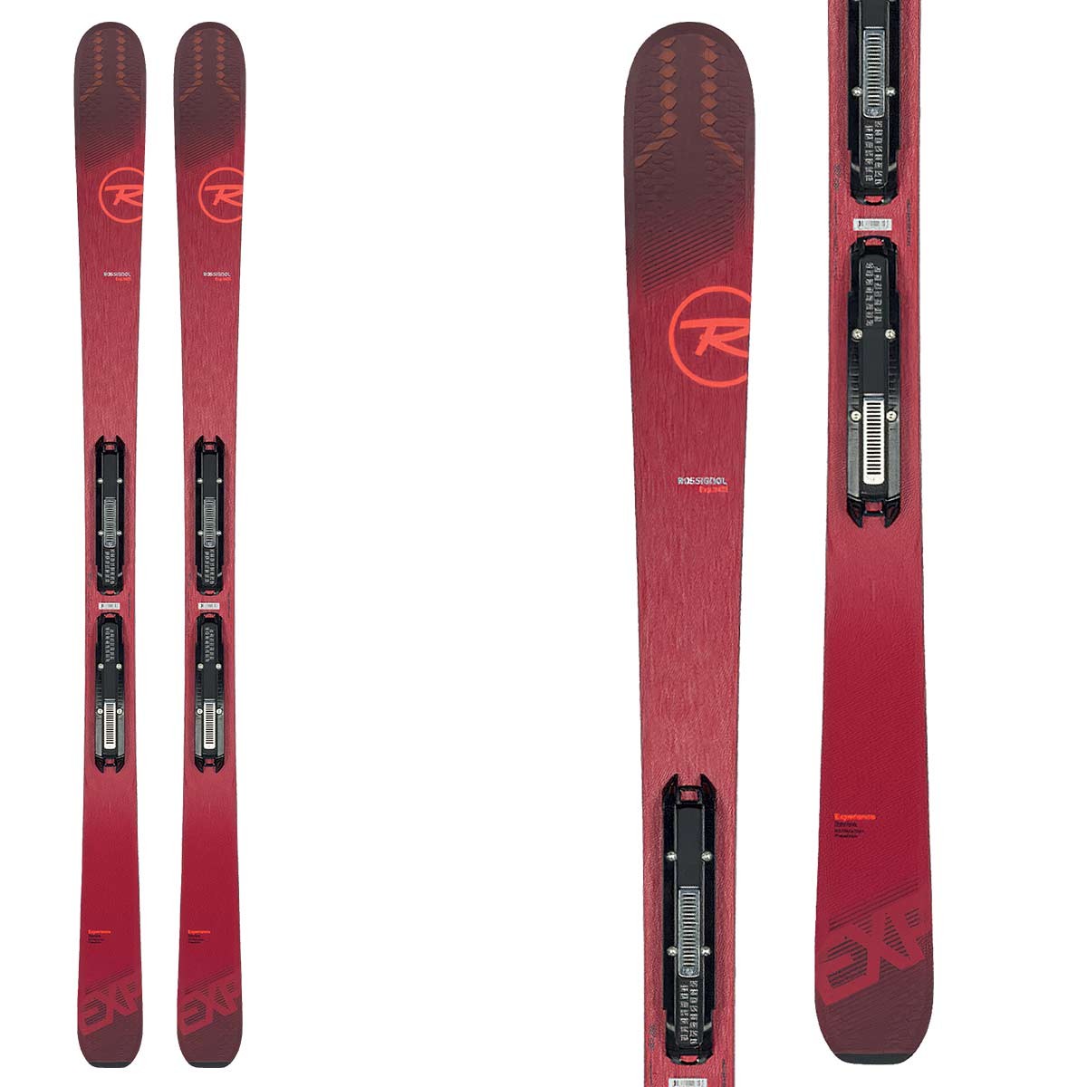 Sci Rossignol Experience 94 TI con attacchi NX 12 (Colore: rosso, Taglia: 187)
