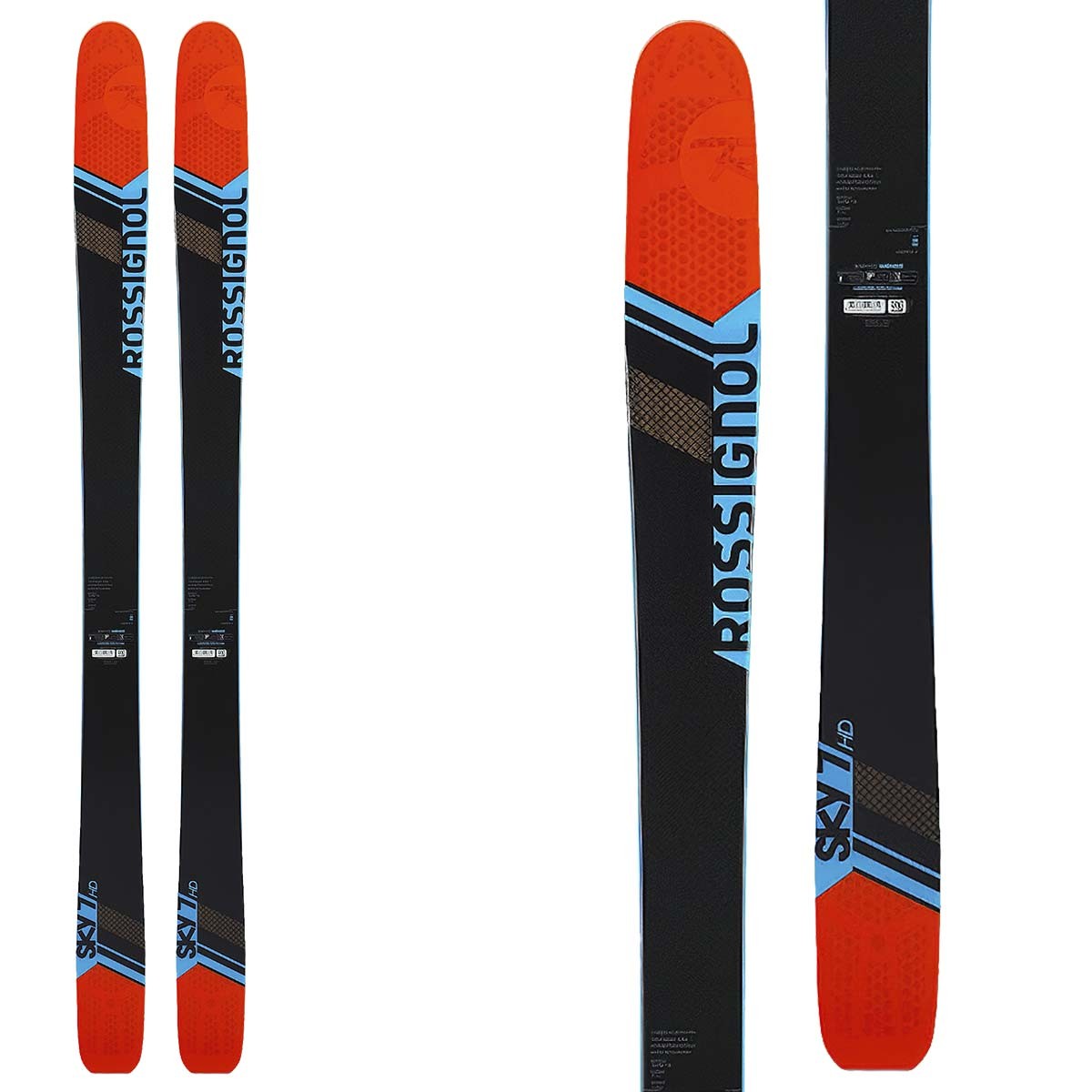 Sci Rossignol Sky 7 Hd con attacchi Spx 12 (Colore: nero rosso, Taglia: 180)