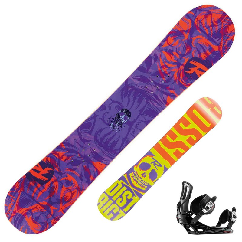 Snowboard Rossignol District Amptek Wide + attacchi Battle V2 m/l