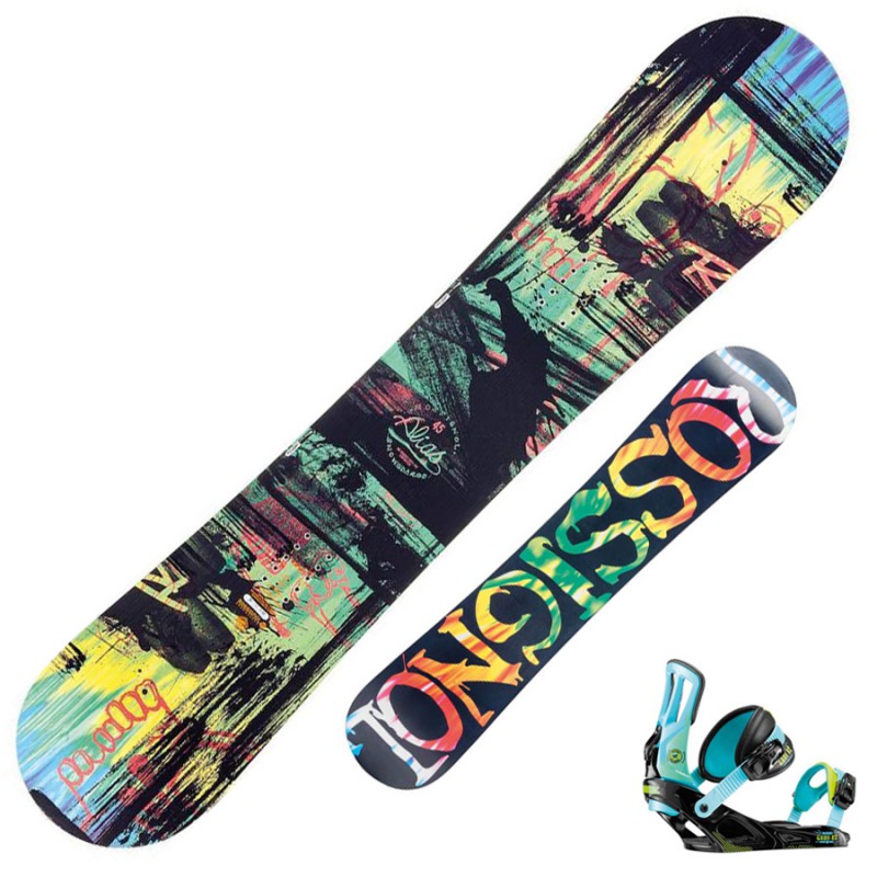 Snowboard Rossignol Alias Amptek + attacchi Cage V2 m/l