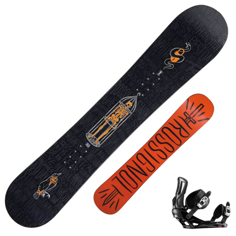 Snowboard Rossignol Circuit Amptek Wide + attacchi Battle V1 m/l