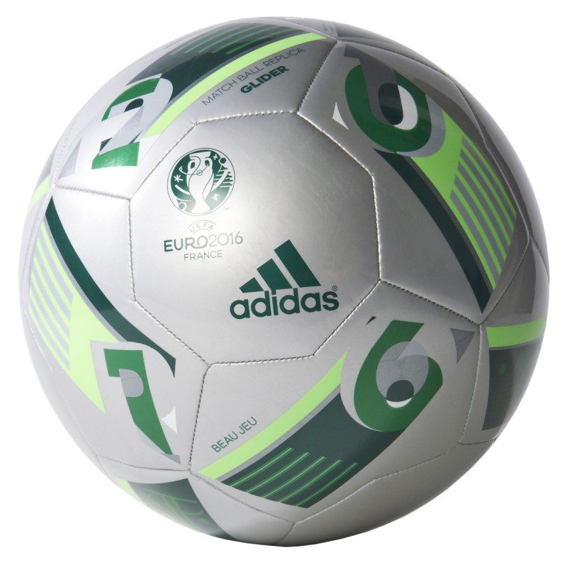 Pallone Adidas Euro 16 Glider grigio