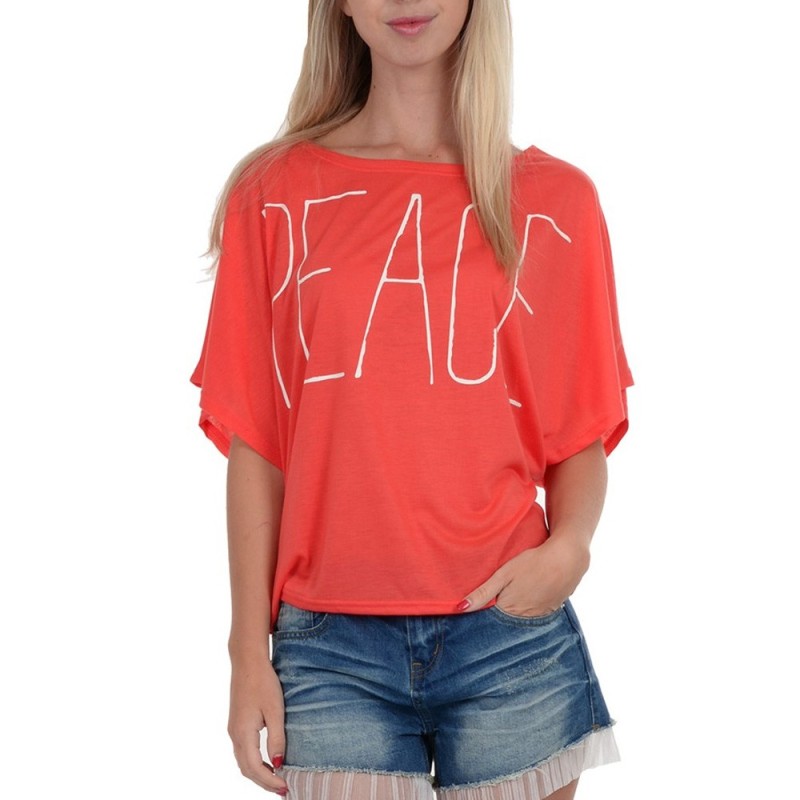 T-shirt Molly Bracken S1036E16 Donna corallo