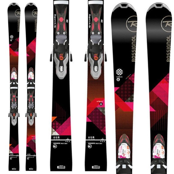 ROSSIGNOL Ski Rossignol Unique 6 W Xelium + fixations Xelium Saphir 110 B8
