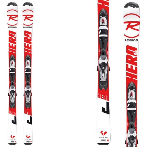 ROSSIGNOL Ski Rossignol Hero Kid X (100 -130) + bindings Kid-X 45 B76