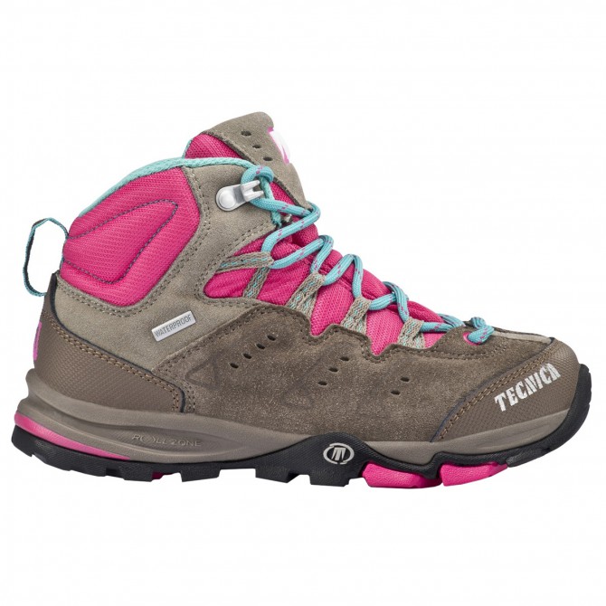 Zapatos trekking Tecnica Cyclone III Mid Tcy Jr tórtola-rosa (33-36)