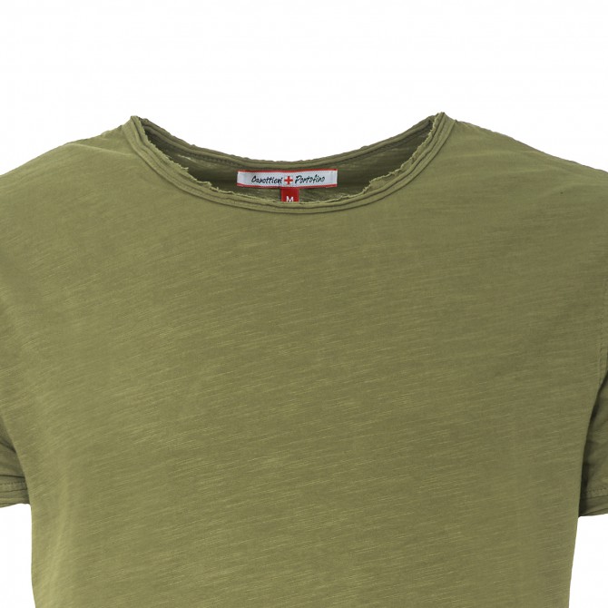 T-shirt Canottieri Portofino Homme vert militaire
