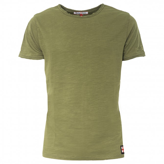 T-shirt Canottieri Portofino Homme vert militaire