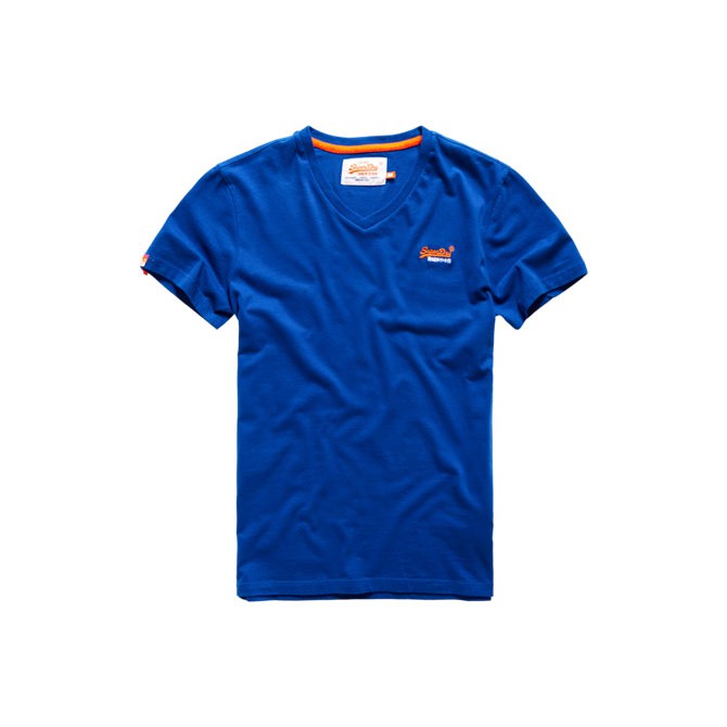 T-shirt Superdry Orange Label Vintage Homme royal