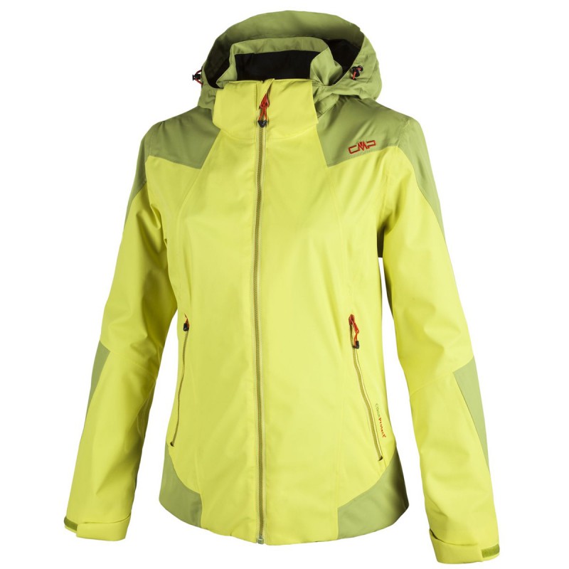 Veste Technique CMP Femme - Tissu Jacquard Stretch Certifié Oeko-Tex