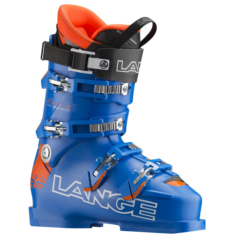 Scarponi sci Lange RS 130 (Colore: blu-arancio fluo, Taglia: 30)