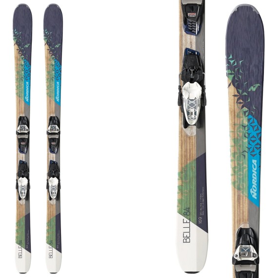 Esquí Nordica Belle 84 FDT + fijaciones Squirecompact 11