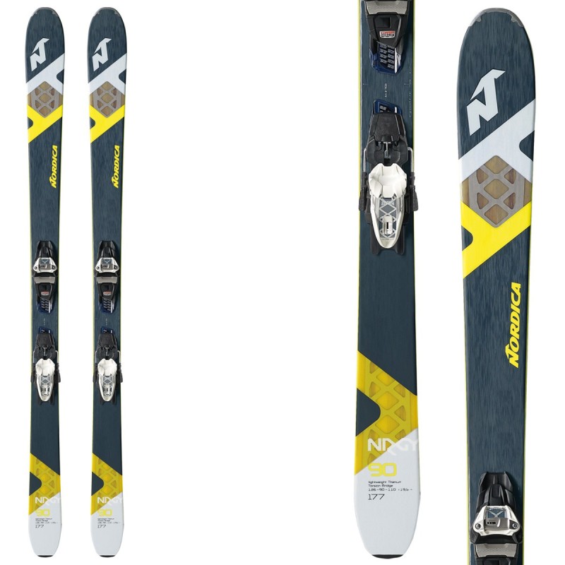 Ski Nordica NRGY 90 FDT + bindings Squirecompact 11 FDT 