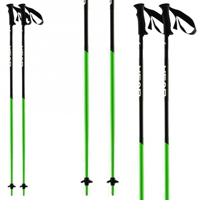 Ski poles Head Airfoil AF black-green