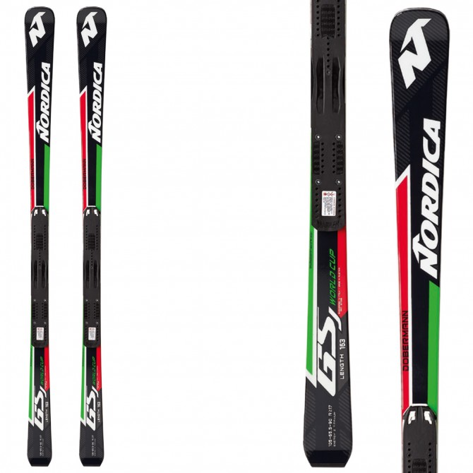 Ski Nordica Dobermann GSJ plate + bindings Xcell 12 