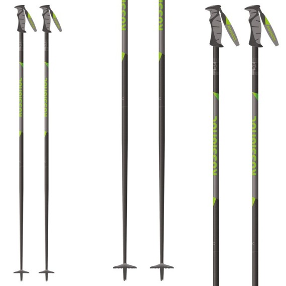 Ski poles Rossignol Tactic grey-yellow