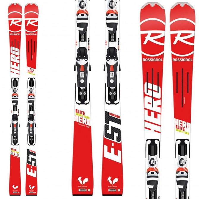 Ski Rossignol Hero Elite St + fixations Axium 120 Tpi2 B80