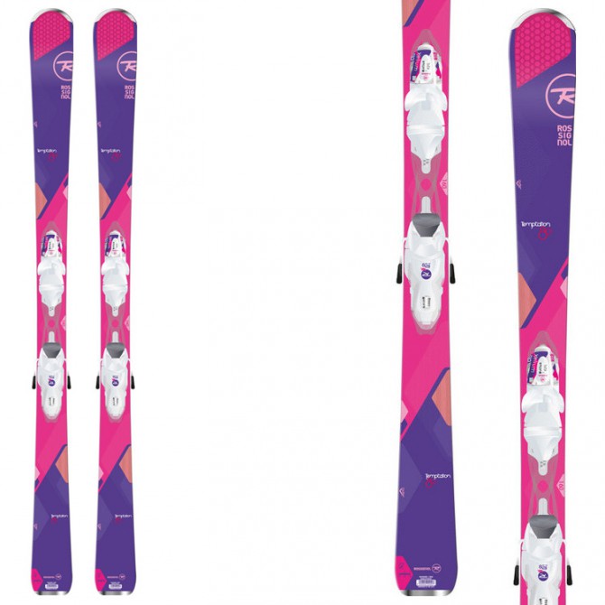 Ski Rossignol Temptation 80 W + fixations Xelium Saphir 110 B83