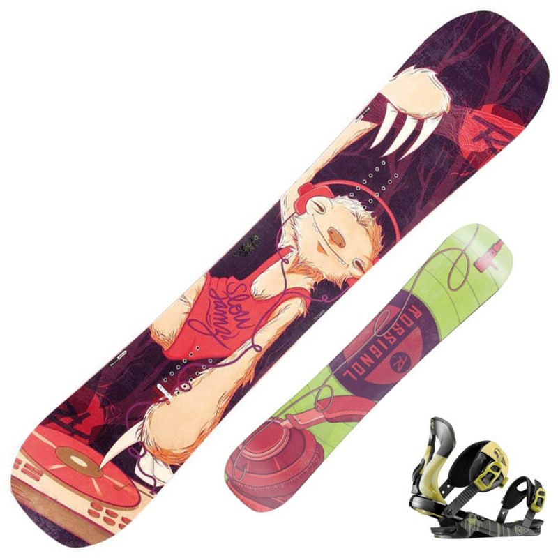 Snowboard Rossignol Retox Amptek + bindings Cobra Soft snowboard EN