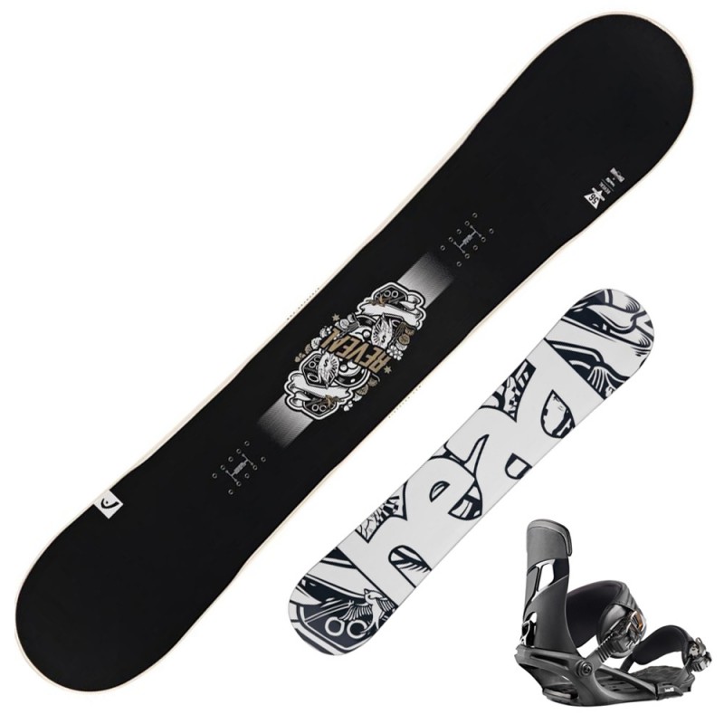 Snowboard Head Reveal + fixations Nx One Snowboard soft FR