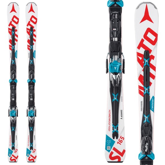 Sci Atomic Redster Doubledeck 3.0 SL Mtl + attacchi X 12 Tl Ome ATOMIC Race carve - sl - gs