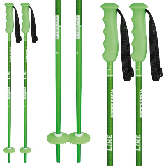 Ski poles Komperdell Offense green
