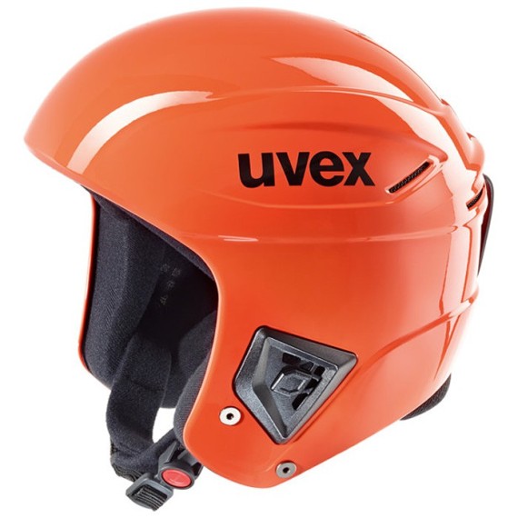 Casco esquí Uvex Race + naranja
