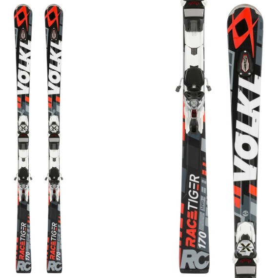 VOLKL Ski Volkl Racetiger RC Uvo + fixations xMotion 12.0 Tcx noir