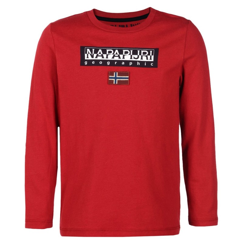 T-shirt Napapijri Saimaa Junior (10-14 years) red
