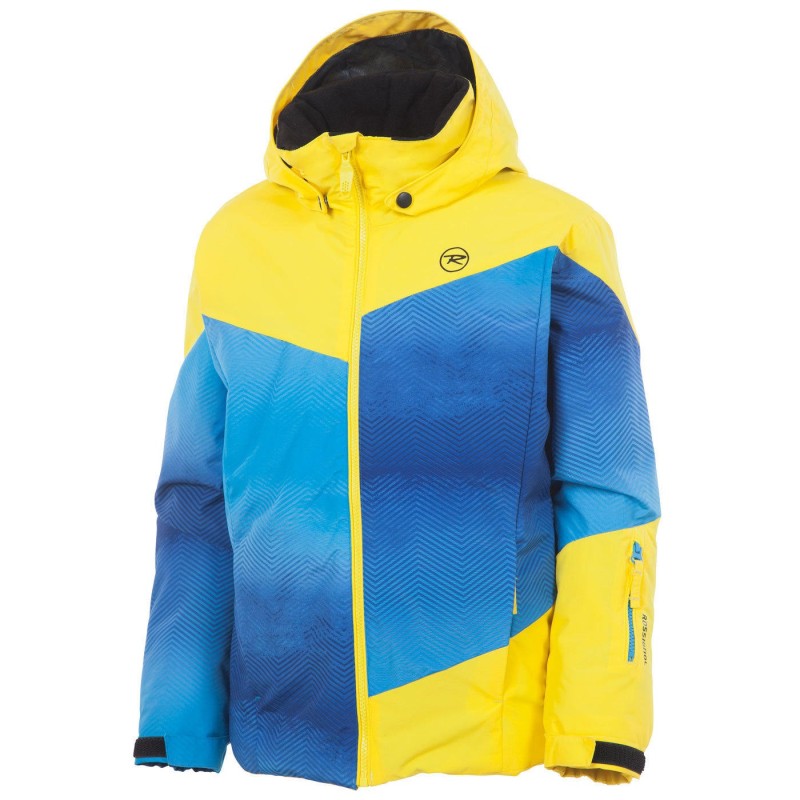 Ski jacket Rossignol Matrix Junior blue-yellow