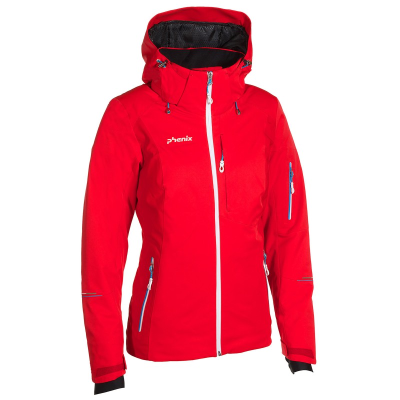 Ski jacket Phenix Snow Light Woman red EN