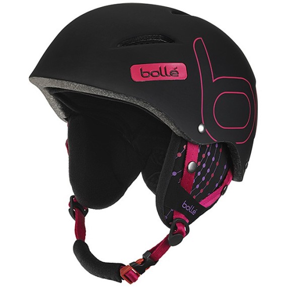 Ski helmet Bollè B-Style Unisex black-fuchsia